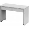 Kondela PC stôl, 120x50cm, rozkladací, biely, VERSAL NEW