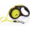 Flexi New Neon S páska 5 m žlté (do 15 kg)