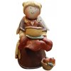 Soška anjelik s tortou Angel of Harvest 9 cm Farba: Multifarebné, Veľkosť: 9cm