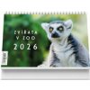 Zvířata v ZOO 2026 - stolní kalendář