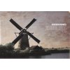 Ceduľa Netherlands - Windmill - ceduľa 30cm x 20cm Plechová tabuľa