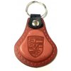AUTO Two M Kožená kľúčenka Porsche červená