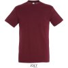 SOL's Collection Tričko Regent, krátký rukáv COT25138037005-burgundy 2XL Burgundová