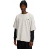 Pánska mikina cez hlavu Under Armour RIVAL WAFFLE CREW biela 1383106-110 - M