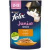 Felix Fanstastic Junior kapsička pre mačiatka kura v želé 85 g