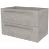 Mereo, Mereo Bino, kúpeľňová skrinka 101 cm, Multidecor, Chromix strieborný, MER-CN692SACST