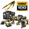 Sada 4 nástrojov DeWalt DCK422P3T 18V Bezšvové DCG405 DCD796 DCF887 DCH172