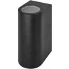 Emos ZGF020P OCULUS nástenné exteriérové svietidlo 2xGU10 88 × 67 × 153 mm IP44 čierna