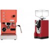 Profitec GO, red + Eureka Mignon Bravo, CR ferrari red