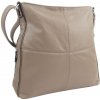 Praktická veľká dámska crossbody kabelka 47-MH latté hnedá