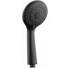 Aqualine Ručná masážna sprcha, 3 režimy, priemer 100mm, ABS/čierna mat SC106