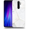 Picasee silikónový prehľadný obal pre Xiaomi Redmi Note 8 Pro - White tile