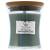 WoodWick Mint Leaves & Oak vonná svíčka s dřevěným knotem 453,6 g