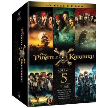 Kolekce: Piráti z Karibiku 1. - 5. DVD