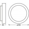 Stropné svietidlo OSRAM ORBIS MADRID, drevo, Ø 29 cm, kov/sklo - 4099854448515