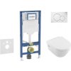 Geberit Duofix - Set predstenovej inštalácie, klozetu Architectura a dosky softclose, tlačidlo Sigma01, alpská biela SANI11CK3100