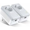 TP-LINK AV600 Passthrough Powerline Starter Kit KIT: 2× TL-PA4010P SPEED: 600 Mbps Powerline SPEC: Qualcomm CPU, 1× 10/100 Mbps TL-PA4010P KIT