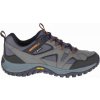Pánska treková obuv Merrell, BRYCE RADIUS GTX tmavo sivá,Čierna,Sivá,Oranžová, 46.5 EU