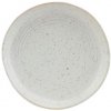 House Doctor Kameninový dezertný tanier Pion Grey/White 16,5 cm