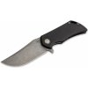 Böker Plus 01BO192 Golem vreckový nôž 8,9 cm, Stonewash, čierna, G10, spona, nylonové puzdro