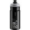 Fľaša ELITE Jet Black šedé logo, 550 ml