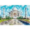 Vymalujsisam.sk Maľovanie podľa čísiel - Taj Mahal 2 Veľkosť: 40x60cm, Rám: Bez rámu, iba zrolované plátno