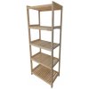 Drevený regál s 5 policami, 173 x 70 x 43 cm