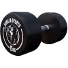Gorilla Sports Jednoručná činka čierno/biela, 15 kg