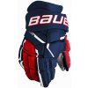 Hokejové rukavice Bauer Supreme MACH Navy/Red/White Intermediate 13 palcov