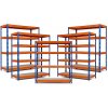 Trestles AKCIA - Balíček 5x Policový regál 1800x1600x450