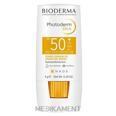 BIODERMA Photoderm Tyčinka SPF 50+ na pery a citlivé miesta 8 g