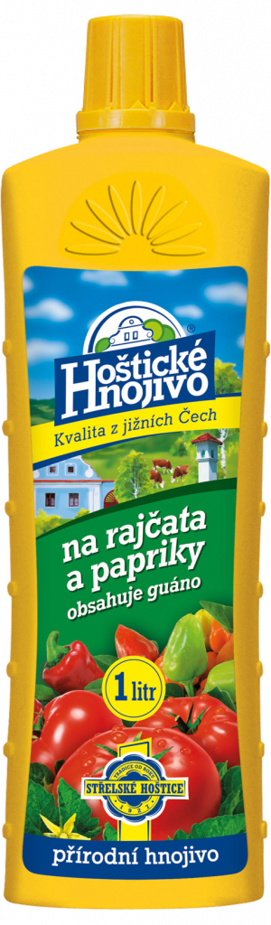 Nohel Garden Hnojivo HOŠTICKÉ na paradajky a papriky s guánom 1 l