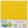 L-W Toys Podložka na stavění JUNIOR 16x16 bodů žlutá