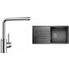 Blanco SET 12-C 25 ZIA XL 6 S ANTRACIT + MILA CHROM