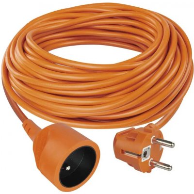 Emos 1 zásuvka 20m spojka oranžový P01120 - Predlžovací kábel