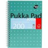 PUKKA PAD Špirálový zošit A5 linajkový 100 listov Metallic Jotta