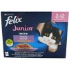 Felix Fantastic Junior Lahodný výber v želé hovädzie, kuracie, sardinky, losos 12 x 85 g