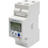Qoltec Jednofázové elektronické počítadlo | merač spotreby energie na DIN lištu | Wifi | TUYA | 230V | LCD |