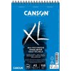 Canson XL Mixed Media Skicák v krúžkovej väzbe A5, 160g, 30 listov