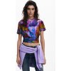 Dámská halenka DESIGUAL 25SWTK89 3169 TS YELLOWSTONE 3169 RED velikost S