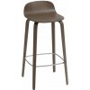 Muuto Barová stolička Visu 75 cm, stained dark brown