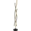 GLOBO 67206SW GERONIMO stojacia lampa V1350mm LED 28W/1300lm 3000K matná čierna, imitácia dreva