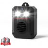 Ultrazvukový odpudzovač kún a zveri s LED svetlom (12–24 V / USB / batérie)