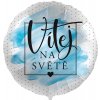 Fóliový balónik Vitajte na svete Modrý CZ - 43cm