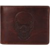 Lagen pánská peněženka kožená 66-6535/M- KOSTRA-SKELETON hnědá - BRN