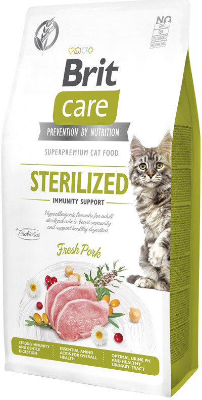 Brit Care Cat Grain-Free Sterilized Immunity Support 7 kg