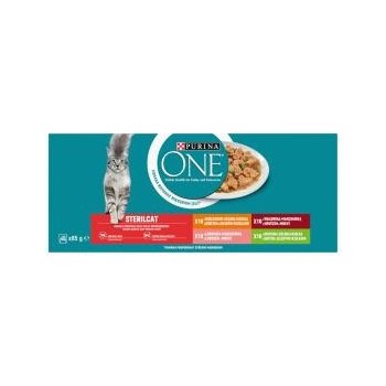 PURINA ONE STERILCAT hovädzie v šťave 40 x 85 g