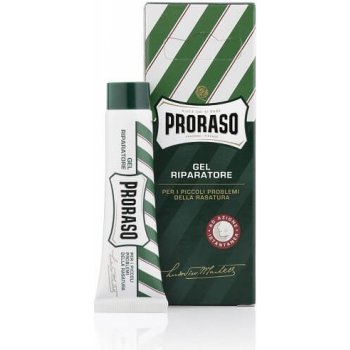 Proraso Green gél pre zastavenie krvácania po holení (Eucalyptus Oil and Menthol) 10 ml