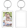 Prívesok na kľúče Transparentná s vlastnou fotografiou 2 Vzor 2