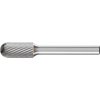 Technická fréza, tvrdokov, válcová zaoblená 1225 5 6mm 12x25mm Pferd